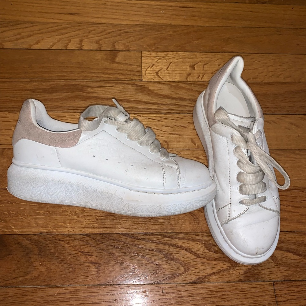 Alexander McQueen Kids Oversized Sneakers Suede 33 / us 2 little boy/ girl